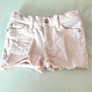 DL 1961 Lucy pink jean shorts